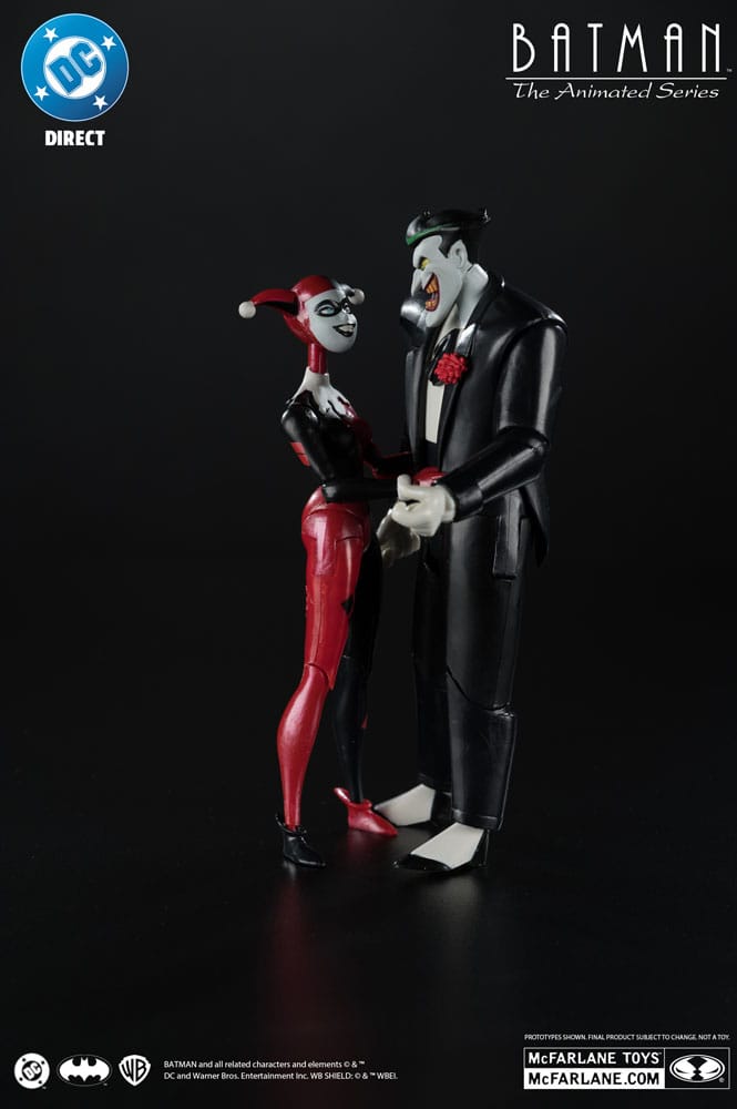 Pack de figurines Harley Quinn & The Joker – DC Direct (McFarlane Toys) – DC Comics – 17cm