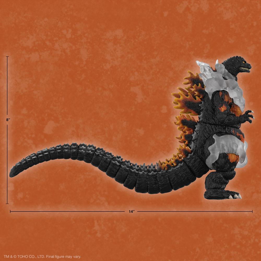 Figurine Burning Godzilla 1995 – Ultimates! (Super7) – Godzilla – 20cm