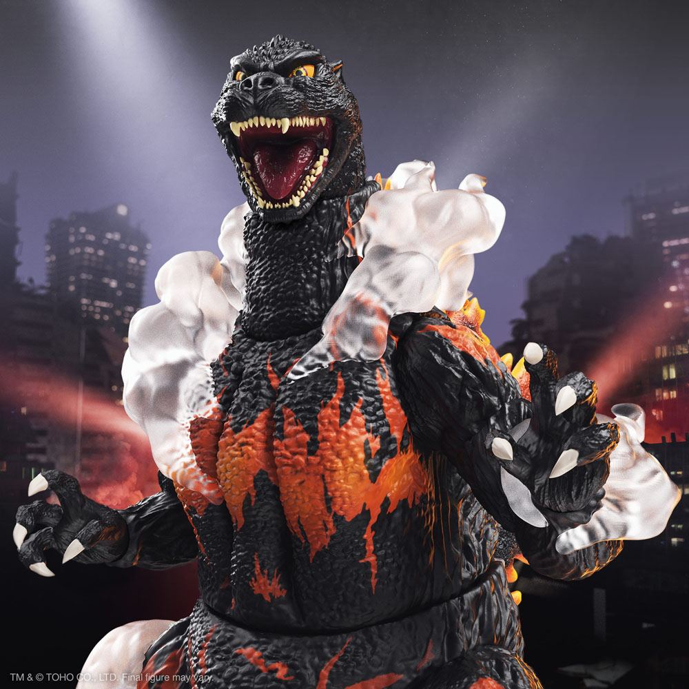 Figurine Burning Godzilla 1995 – Ultimates! (Super7) – Godzilla – 20cm